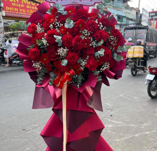 Mẫu hoa khai trương 1