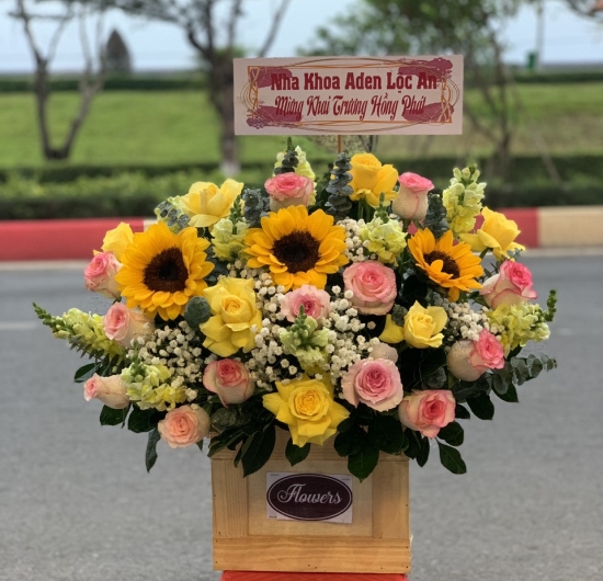 Mẫu hoa khai trương 10