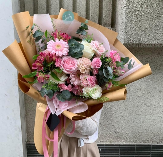 Mẫu Hoa Chúc Mừng 13